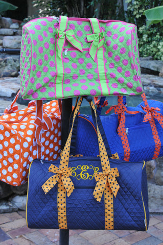 Quilted duffels