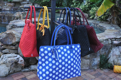 Quilted tote: